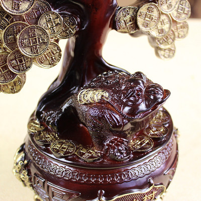 金蟾聚寶盆招財樹擺件 創意家居飾品中的財富象征與送禮佳選